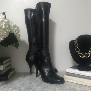 {Steve Madden) Black Stiletto Boots